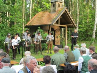 Maiandacht bei der Hubertuskapelle