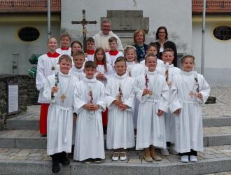Neun Kinder empfingen die Erstkommunion